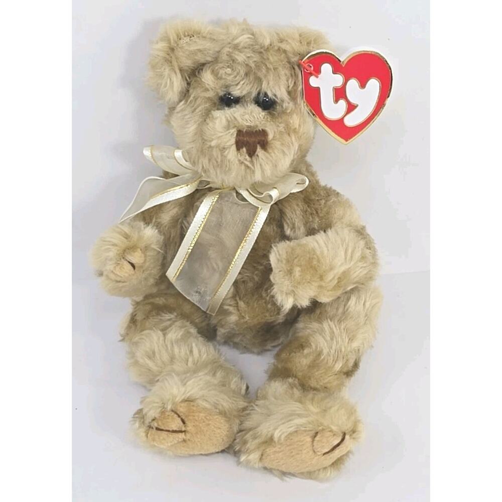 1993 Ty‎ Beanie Baby "Beverly" Retired Fully Jointed Brown Bear BB29